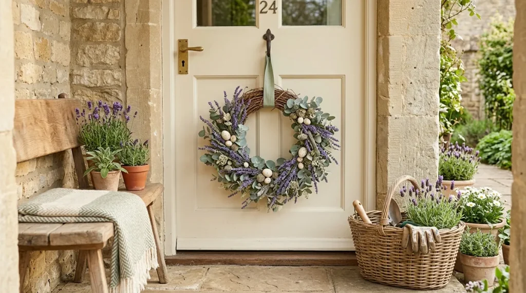 Lavender Spring Wreath
