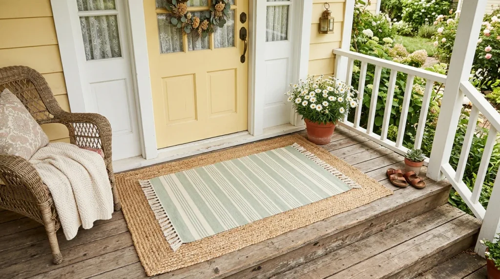 Layered Doorstep Rugs