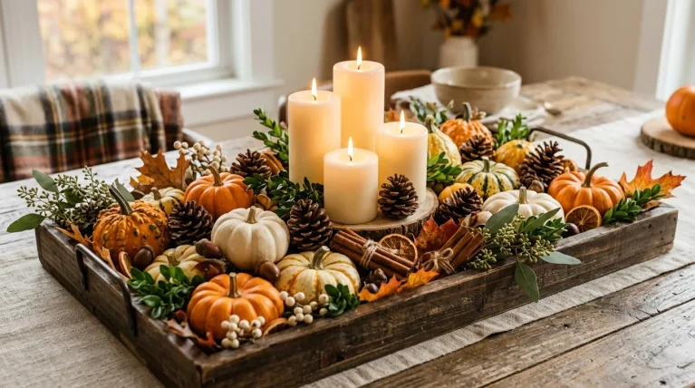 fall table centerpieces