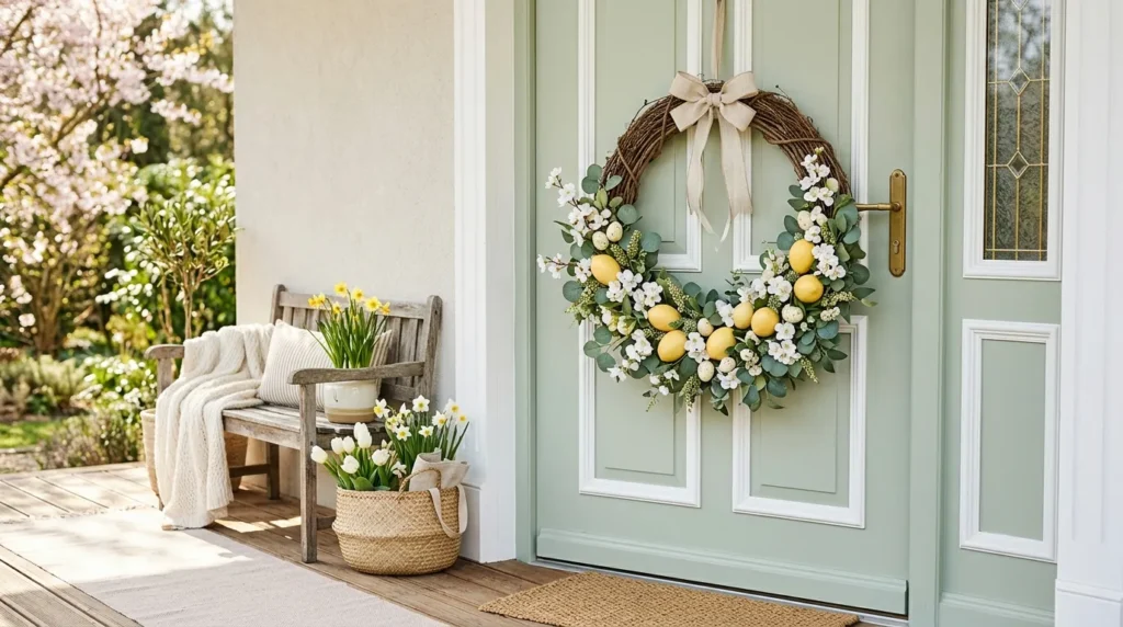 Lemon And Blossom Wreath