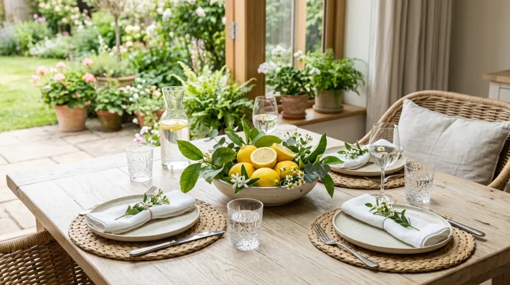 Lemon Garden Table