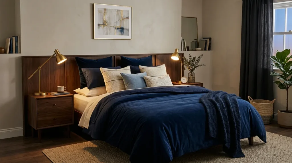 Midnight Blue Bedding