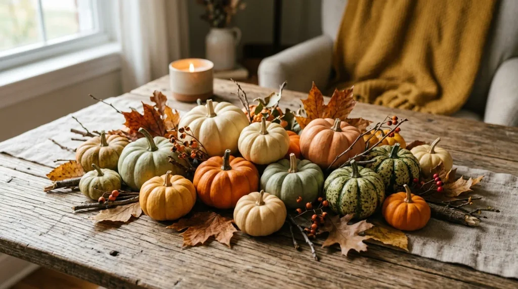 Mini Pumpkin Cluster