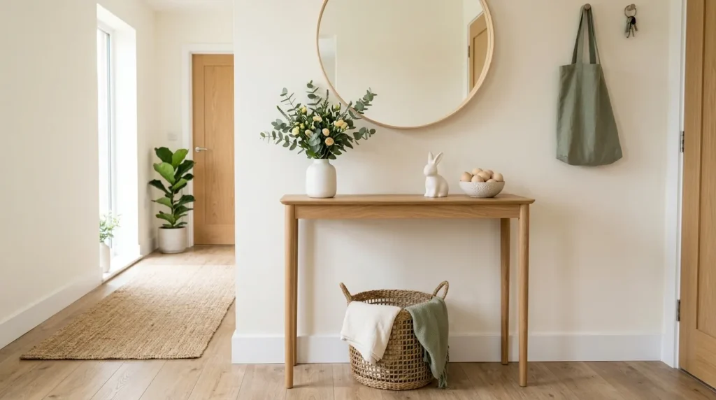 Minimal Easter Entryway