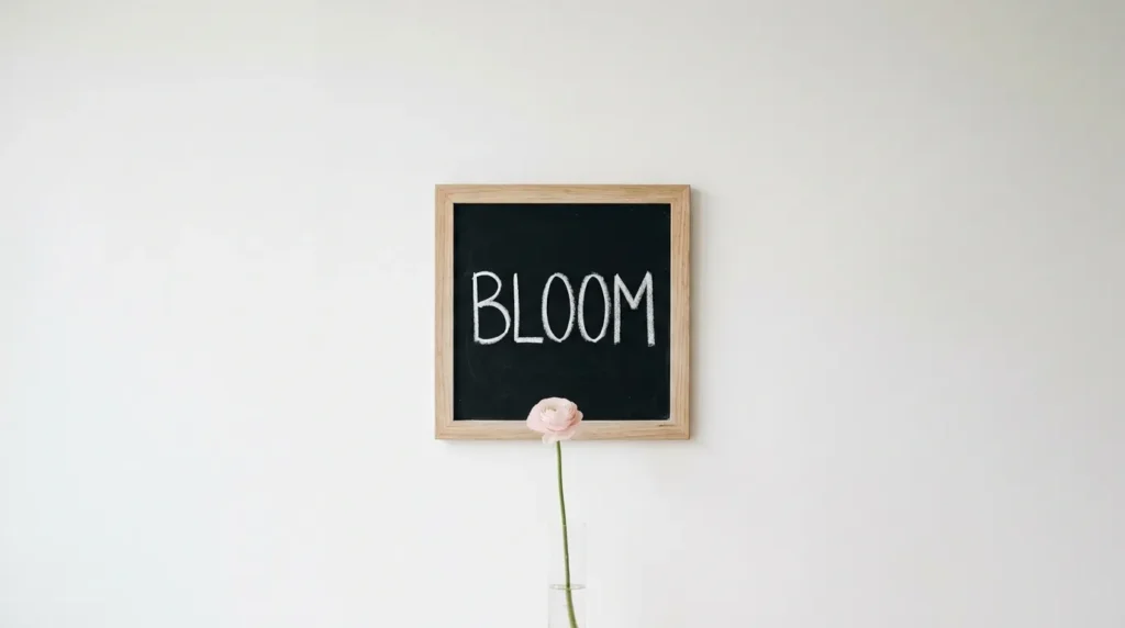Minimalist Single-Word Statement