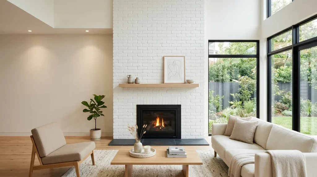 Modern Minimalist Mantel
