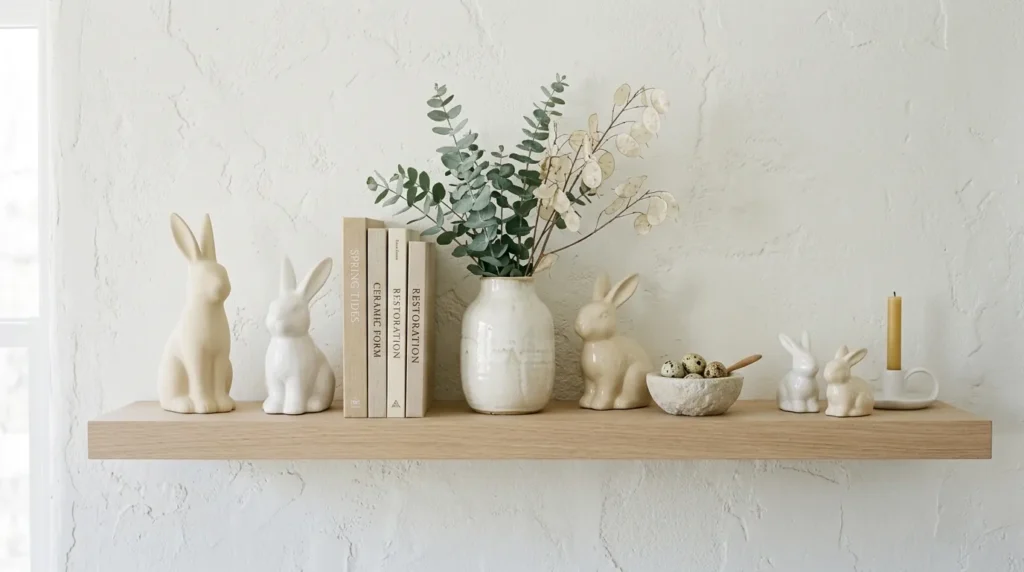 Monochrome Bunny Shelf
