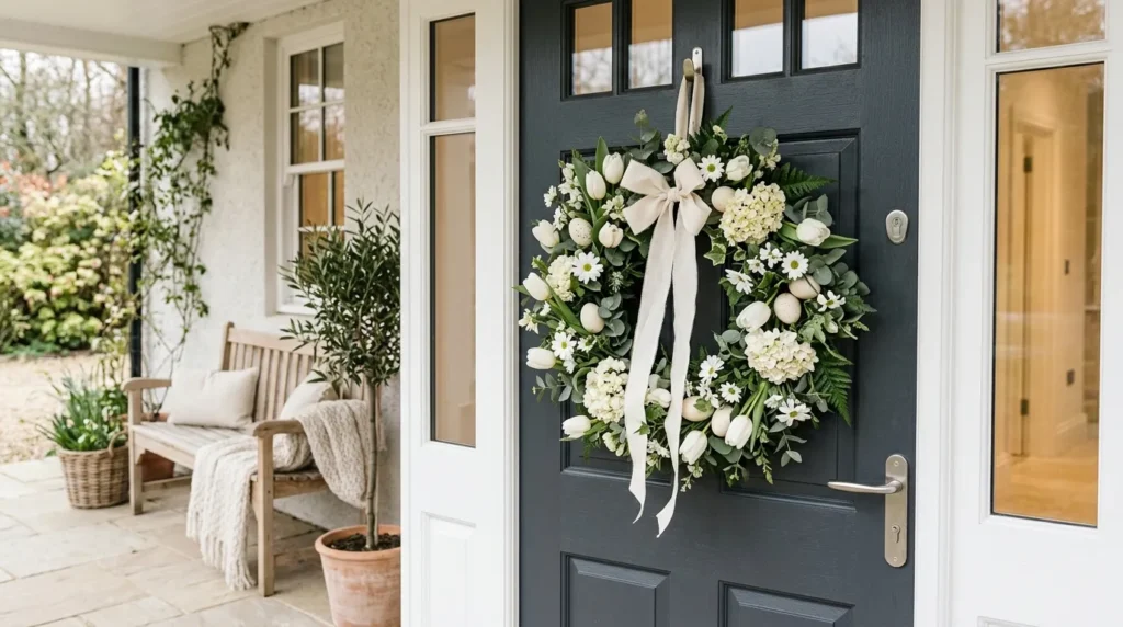 Monochrome White Wreath