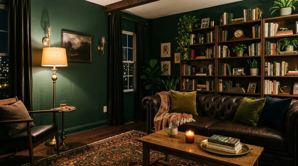Moody Forest Green