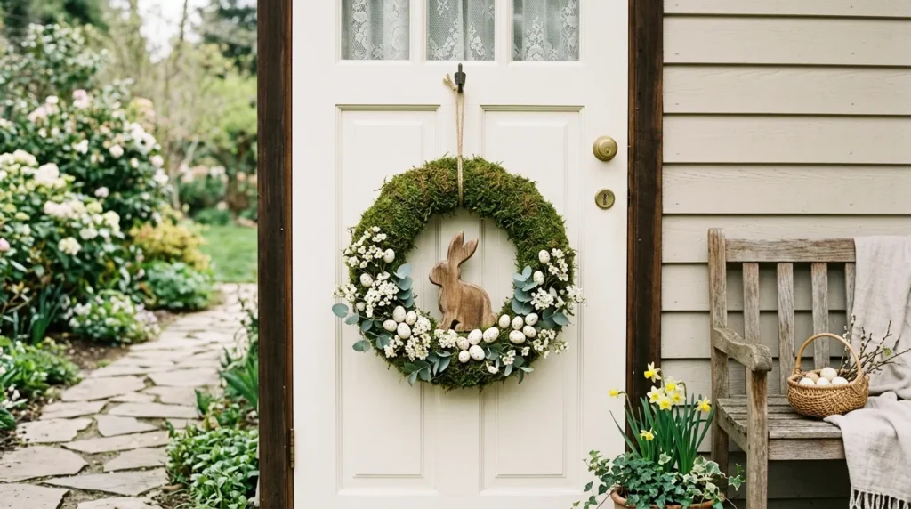 Moss Bunny Wreath