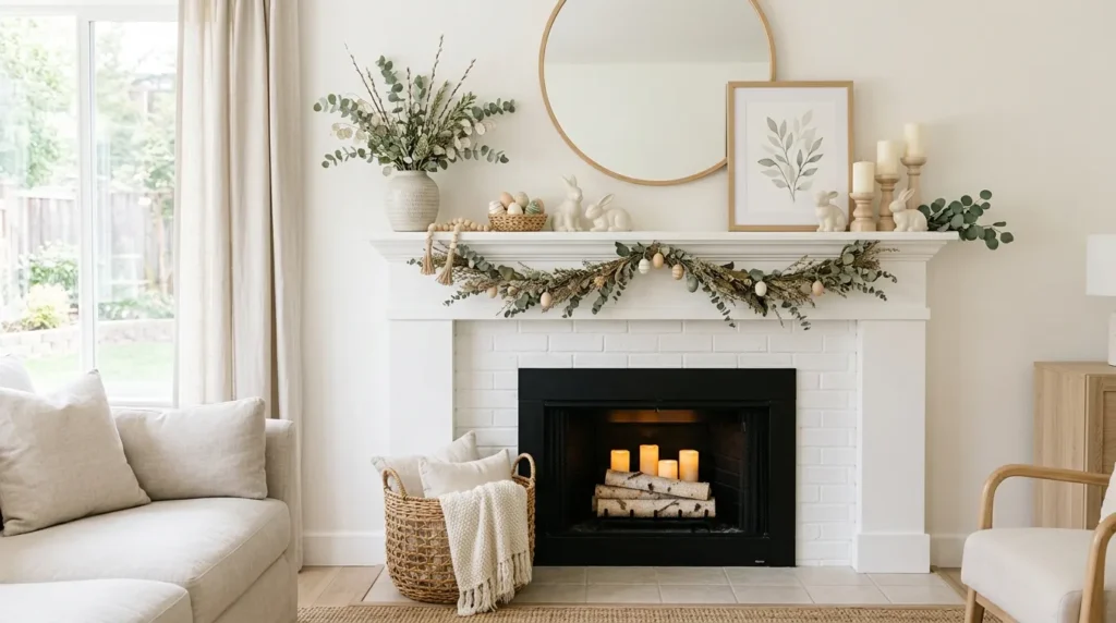 Neutral Easter Mantel