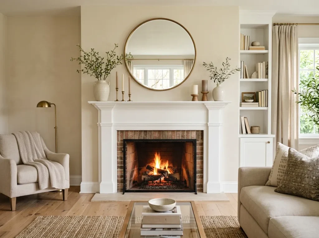 Oversized Mirror Centerpiece