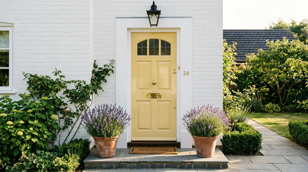 Painted Door Accent
