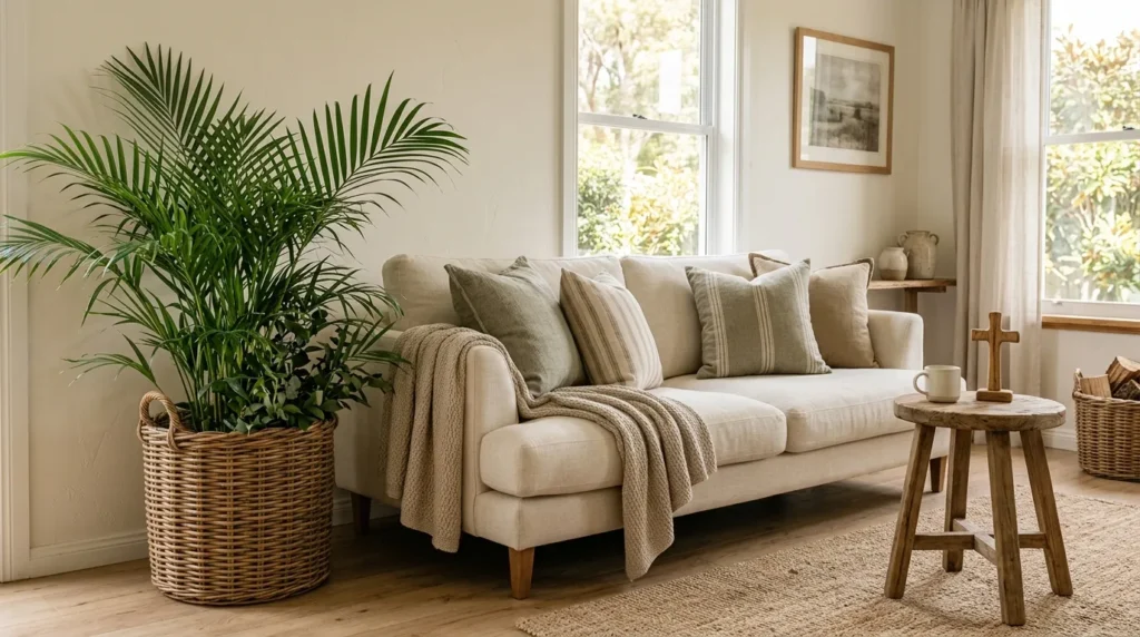 Palm Basket Display