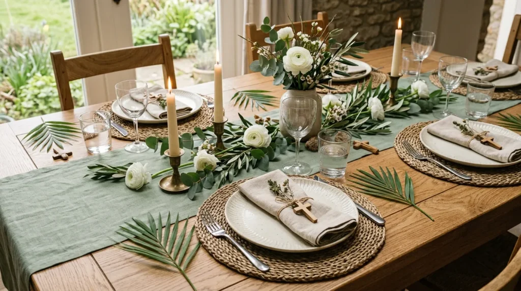 Palm Dining Place Settings