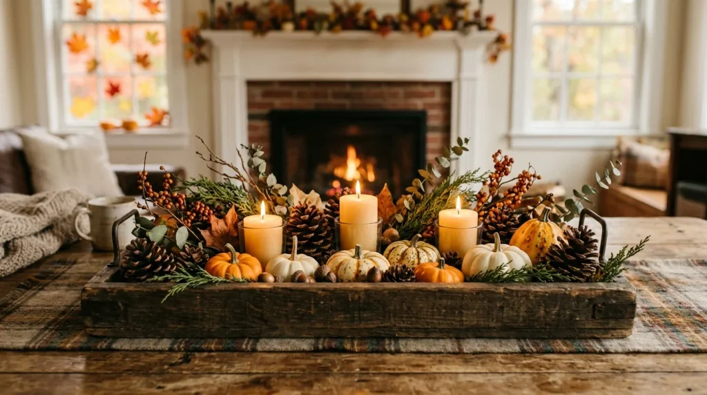Pinecone Candle Tray