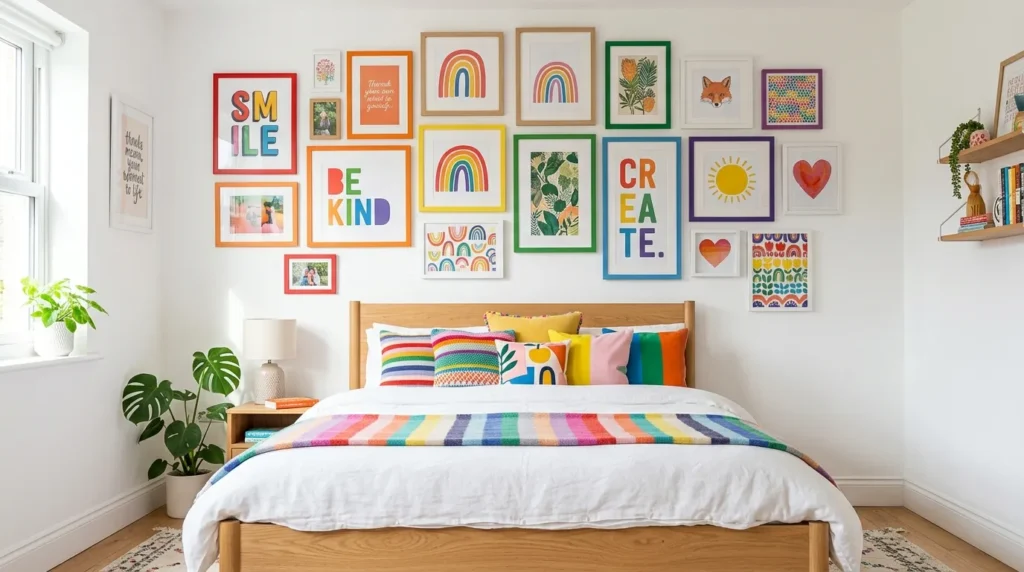 Rainbow Gallery Wall