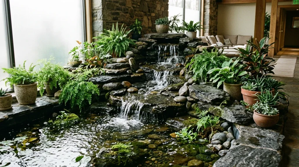 Rock Waterfall Pond