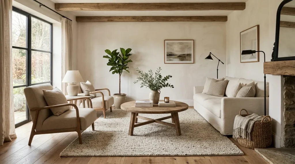 Round Wood Table