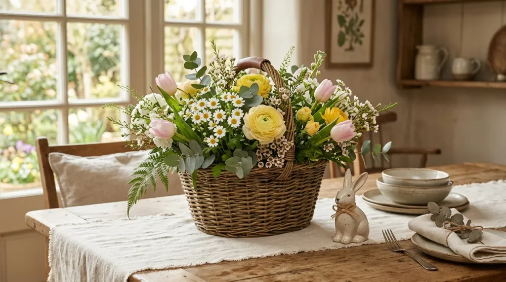Rustic Basket Blooms