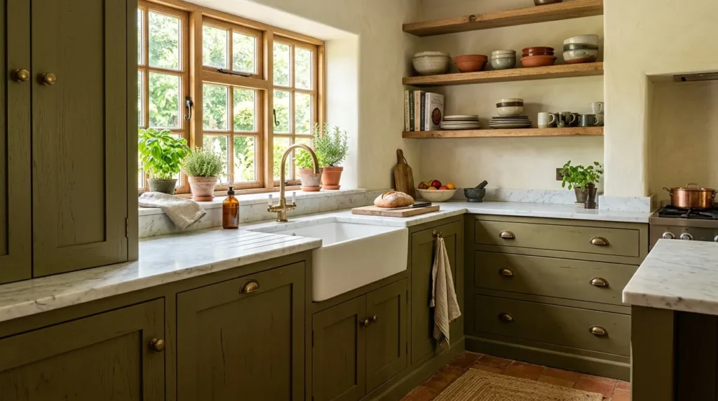 Rustic Olive Green