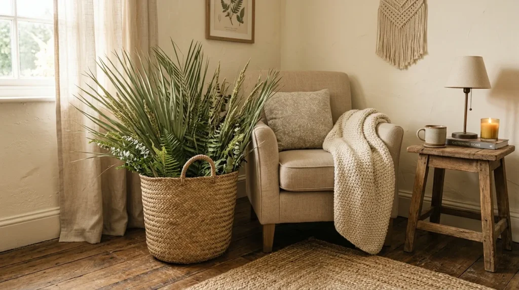 Rustic Palm Basket