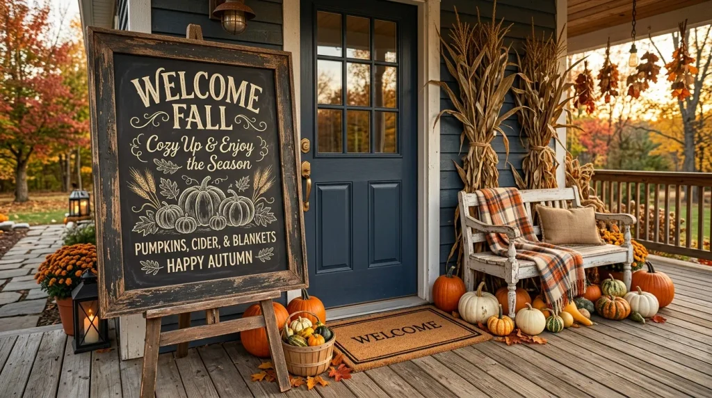 Rustic Porch Welcome