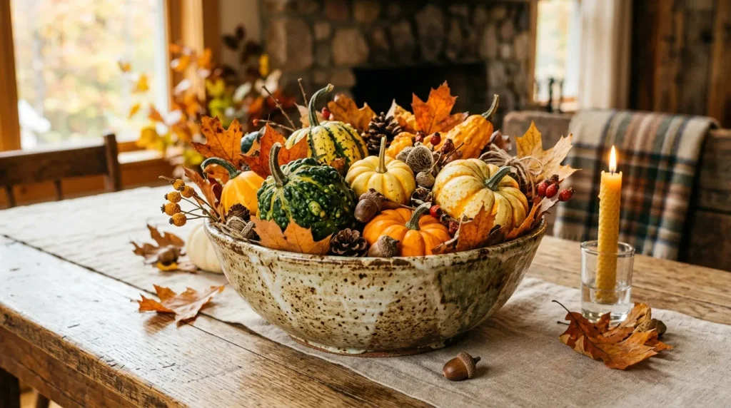 Rustic Gourd Bowl