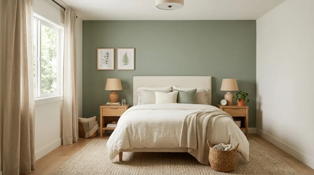Sage Accent Wall