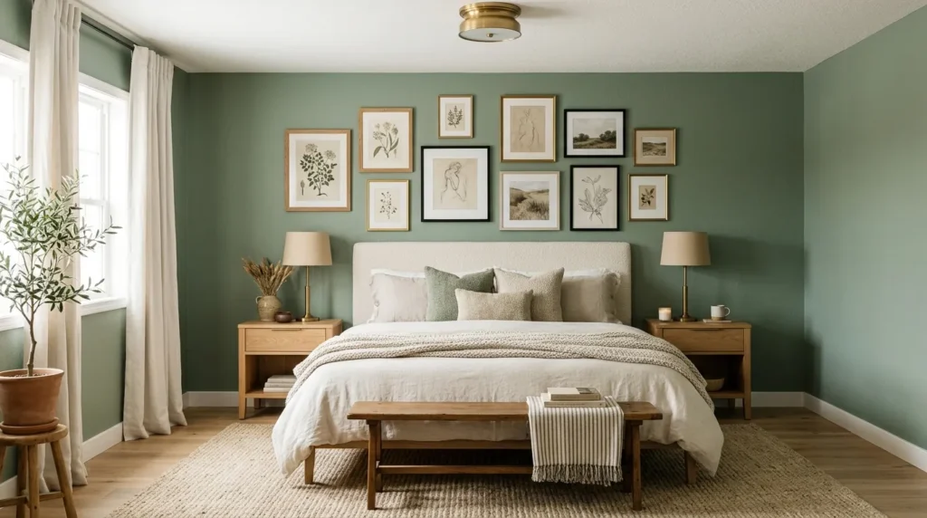 Sage Green Gallery Wall