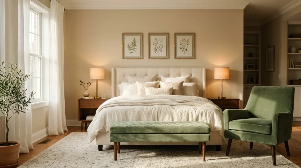 Sage Velvet Accents