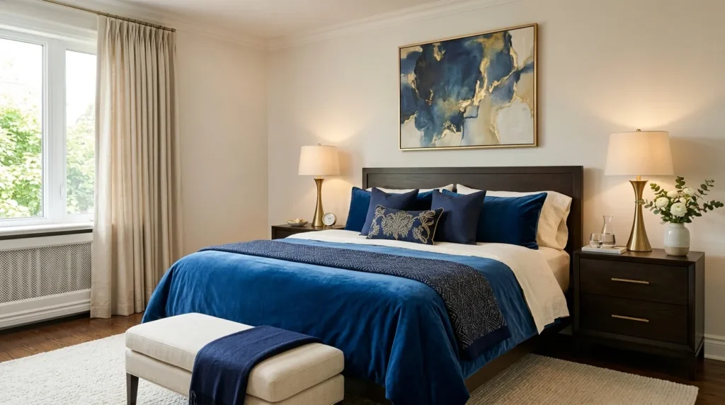 Sapphire Blue Bedding