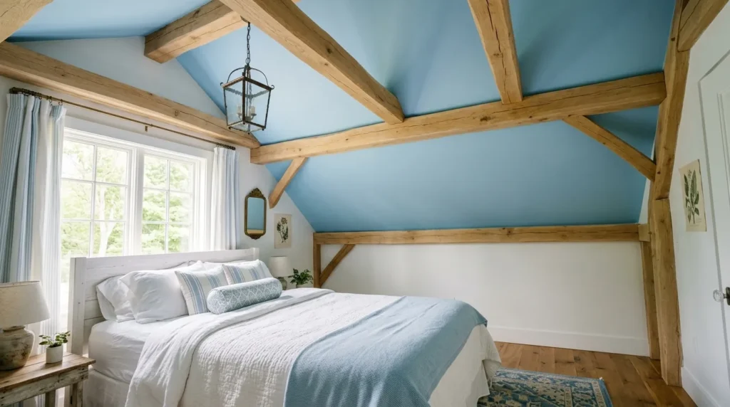Sky Blue Ceiling Detail