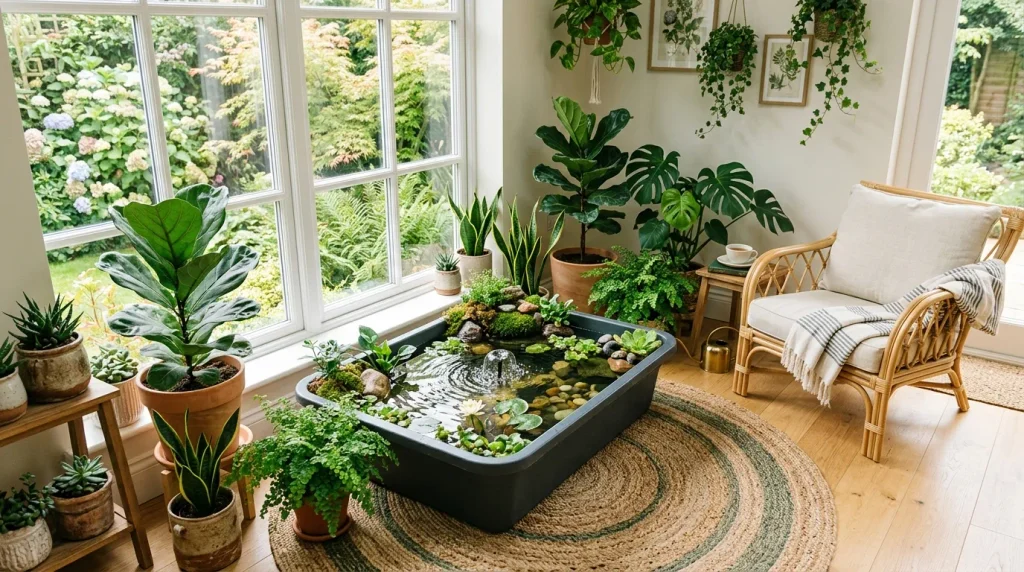 Small Space Balcony-Style Pond