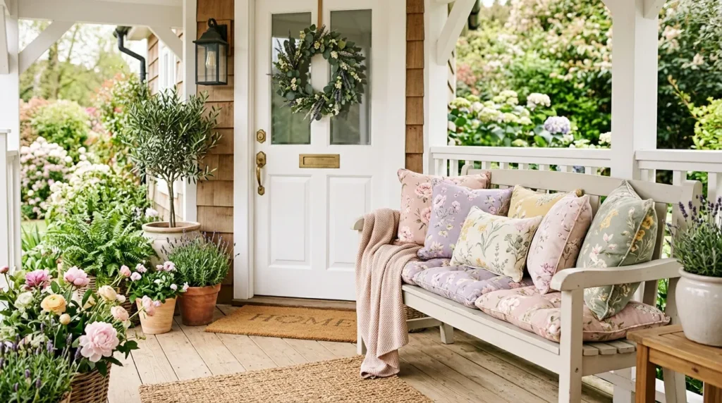 Soft Floral Cushions