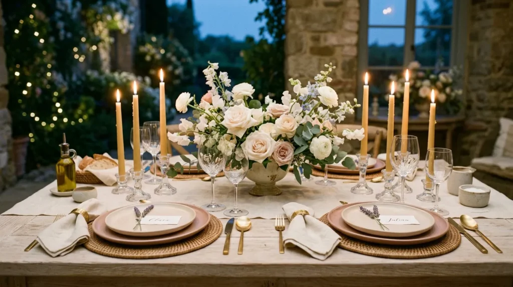 Spring Candlelight Table