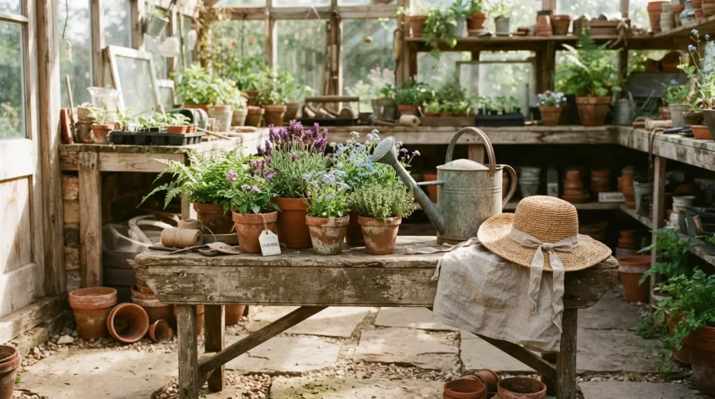 Spring Mantel Decor