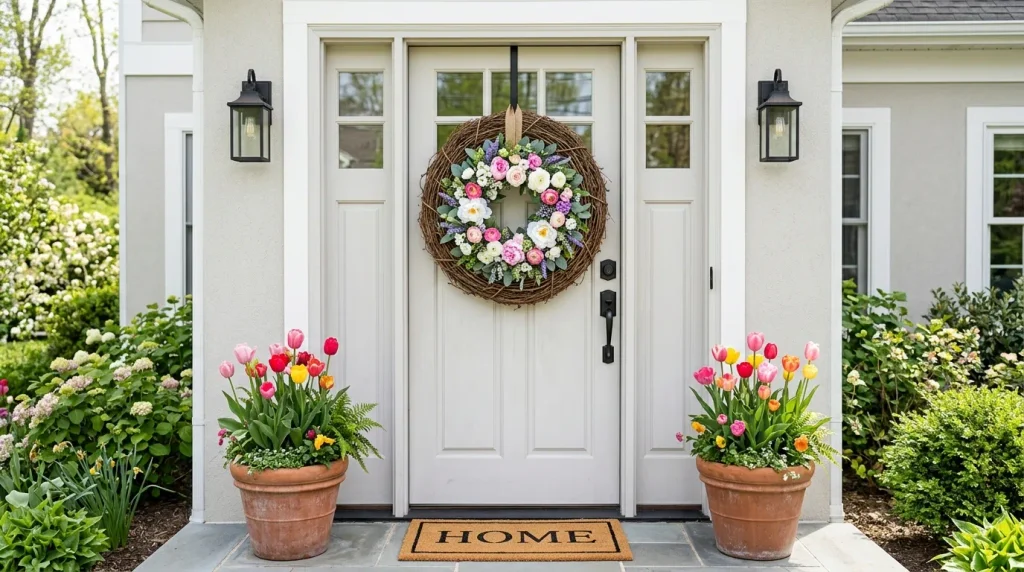 Spring Wreath Layering