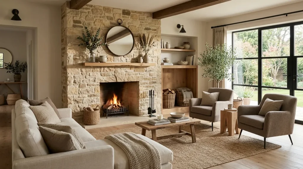 Stone Fireplace Anchor