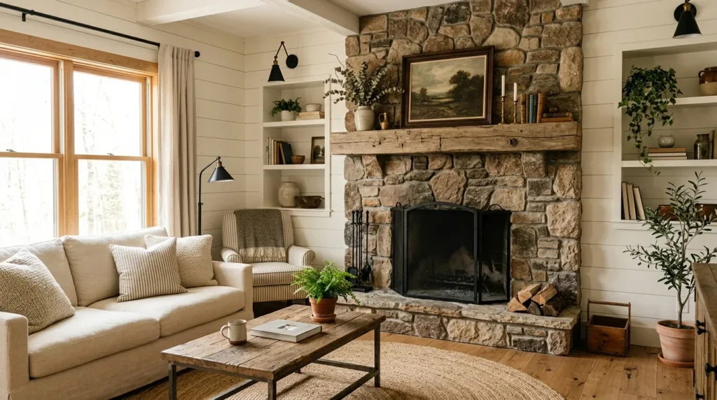 Stone and Shiplap