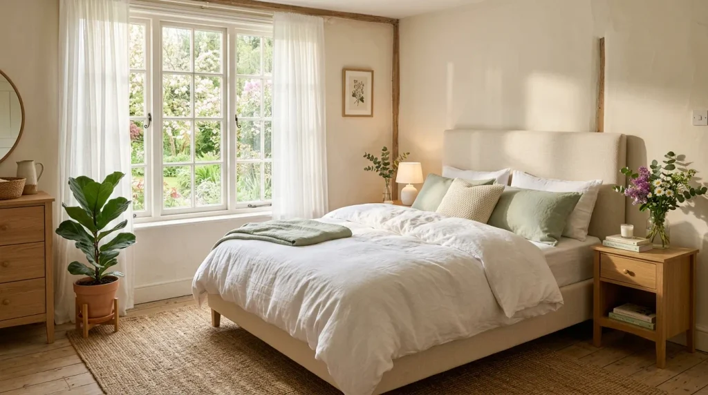 Sunlit Bedding Nook