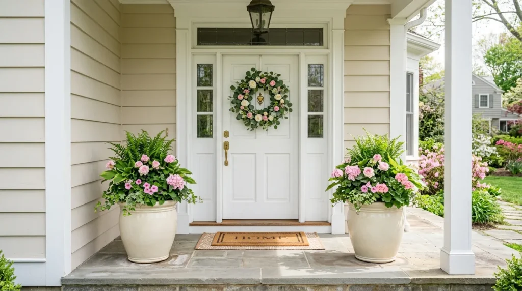 Symmetrical Planter Pair