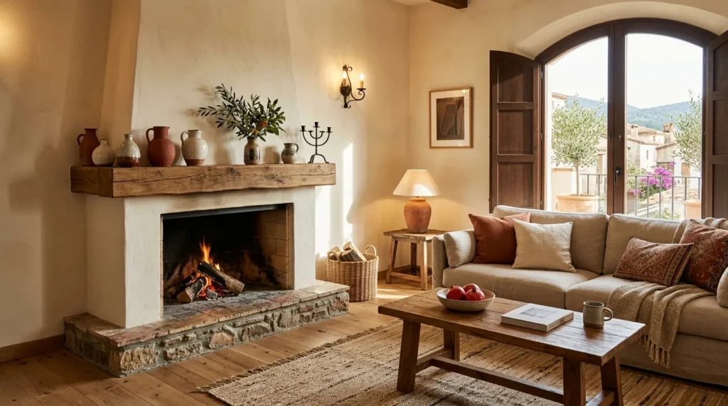 Terracotta Tile Hearth