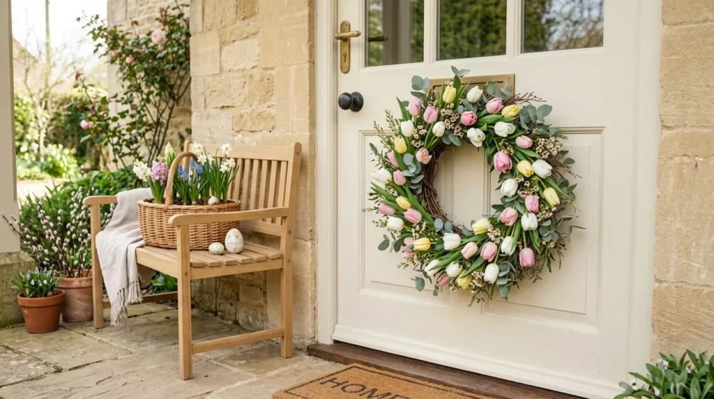 Tulip Door Wreath