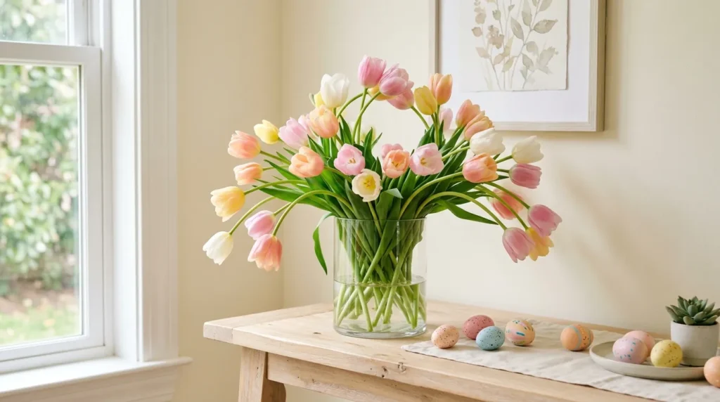 Tulip Wreath Vase