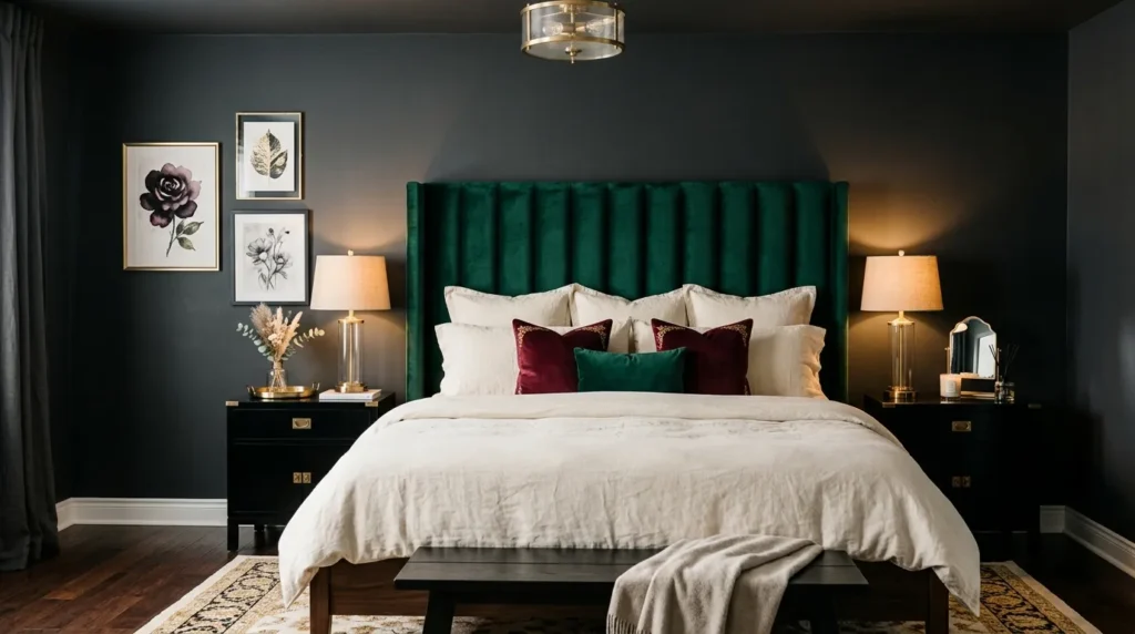 Velvet Headboard