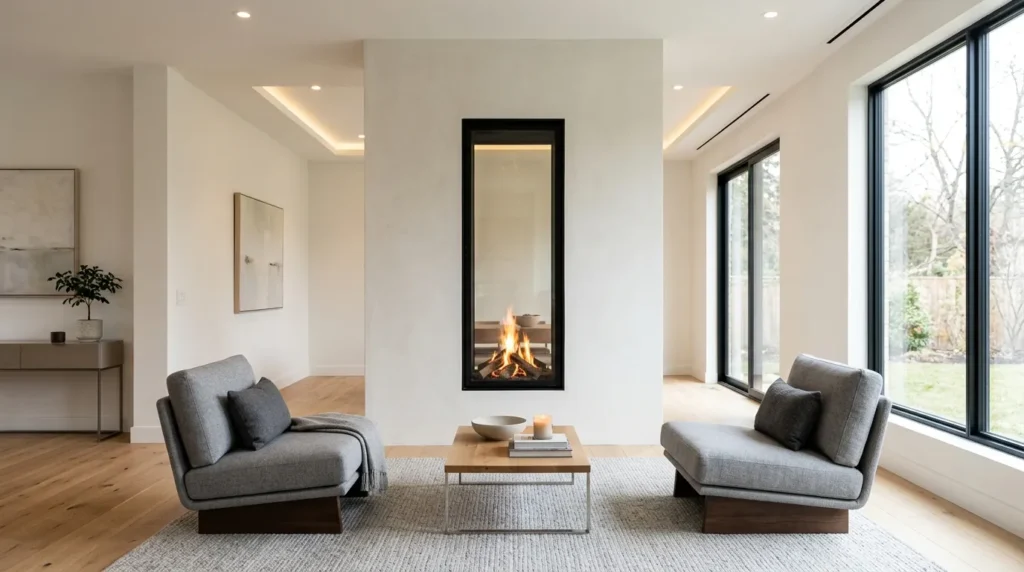 Vertical Fireplace
