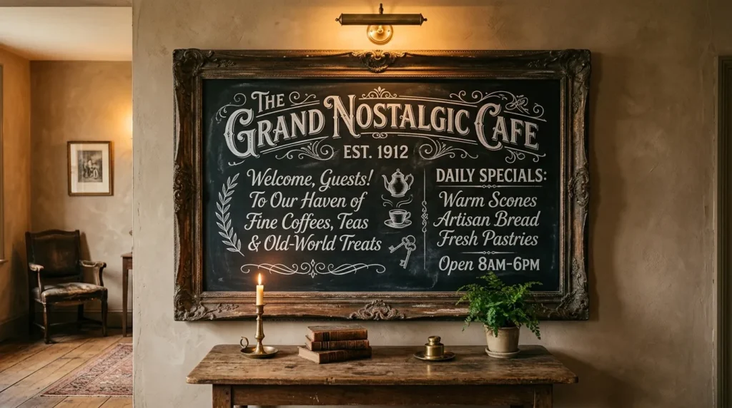 Vintage Typography Style