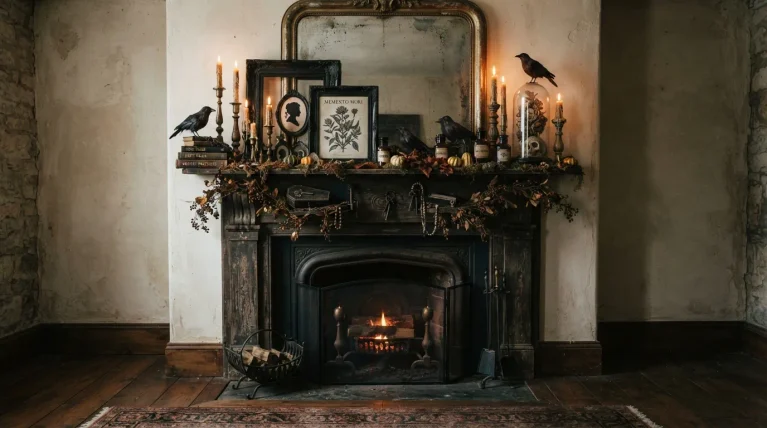halloween mantel ideas