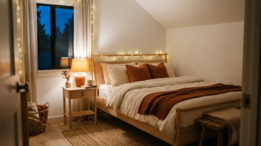 Warm Amber Accent Lighting